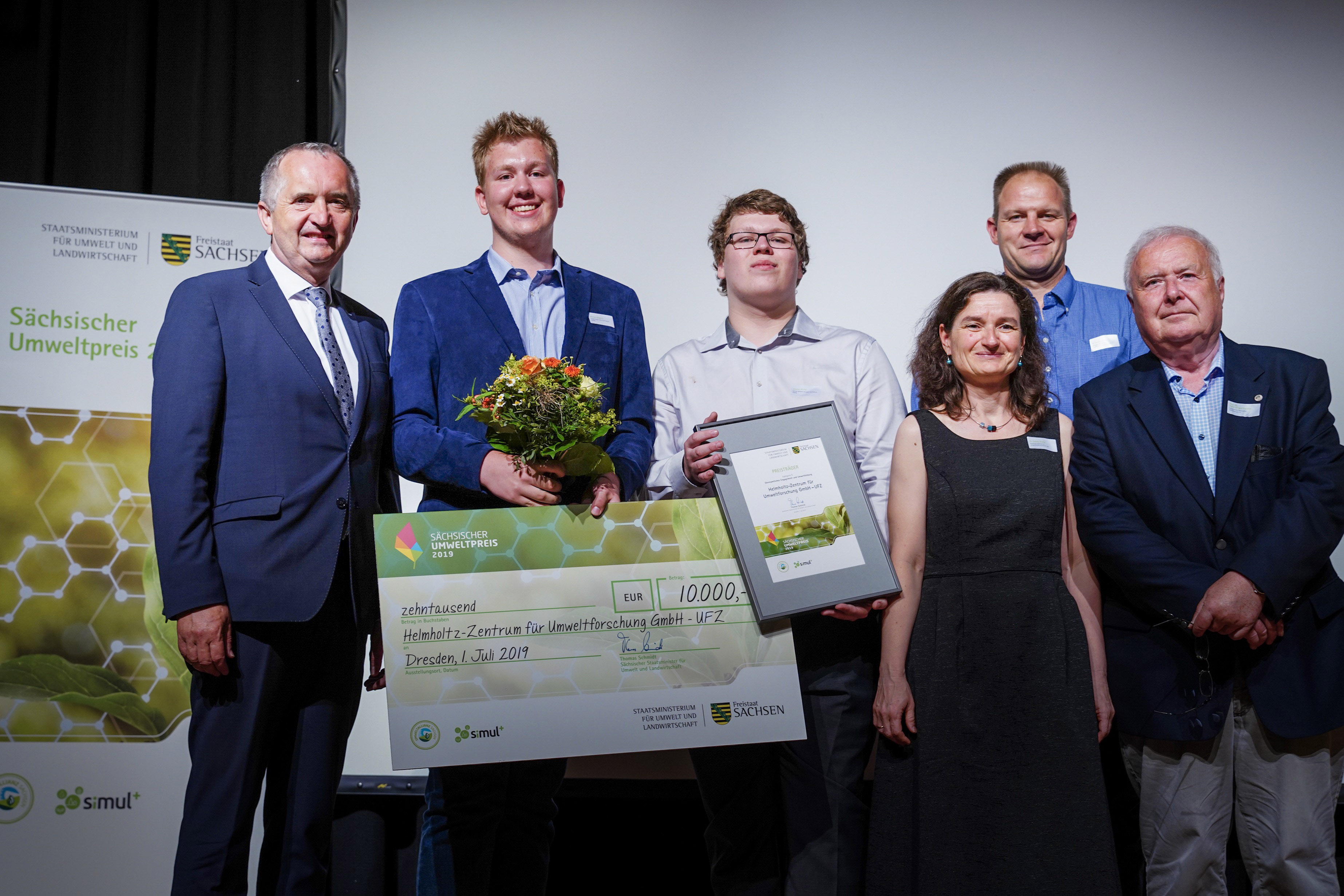 Übergabe des Sächsischen Umweltpreises 2019*. Foto: André Wirsig